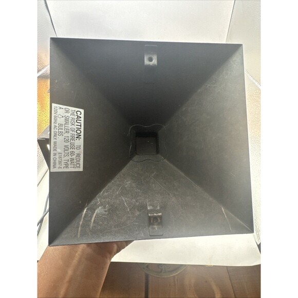 2 Stained Glass  4 Sided Table Lamp Lantern TESTED house lantern pagoda 9 inches - Picture 13 of 13